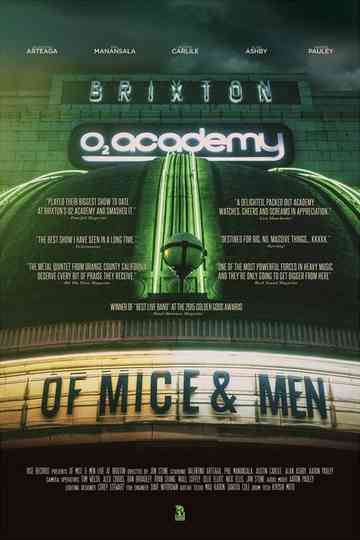 Of Mice  Men  Live At Brixton Poster