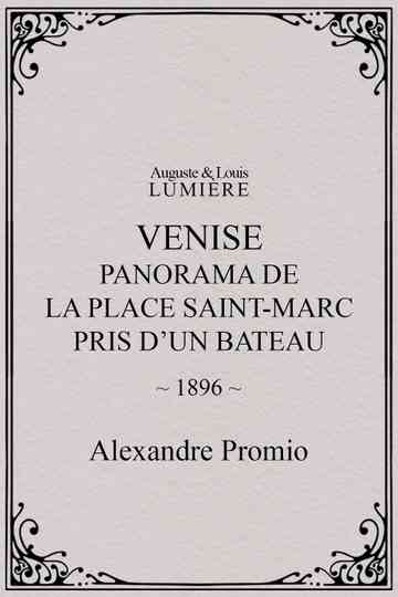 Panorama of St. Mark's Square Taken From a Boat Poster