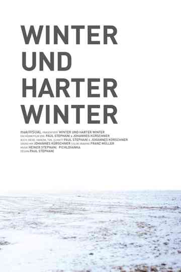 Winter und harter Winter Poster