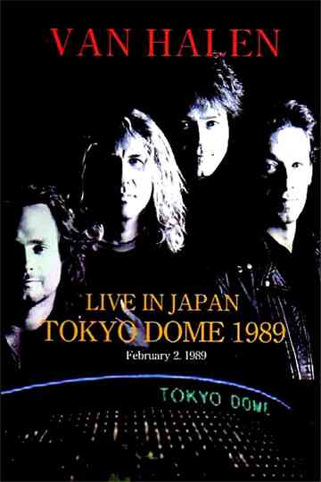 Van Halen  Live In Japan Tokyo Dome 1989 Poster