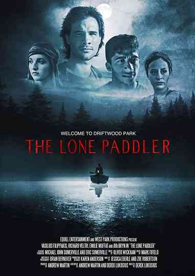 The Lone Paddler Poster