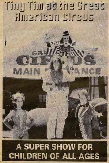 Tiny Tim at the Great American Circus Poster