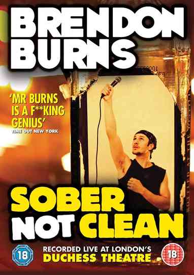Brendon Burns Sober Not Clean Poster