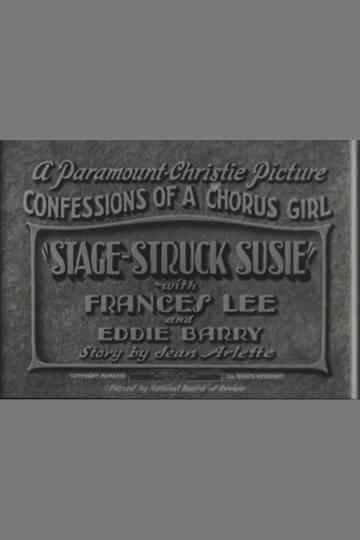 Stage Struck Susie Poster
