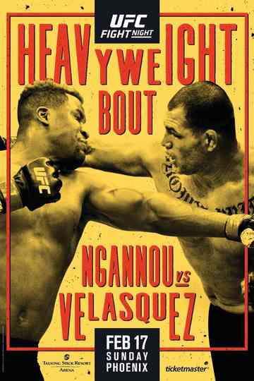 UFC on ESPN 1 Ngannou vs Velasquez Poster