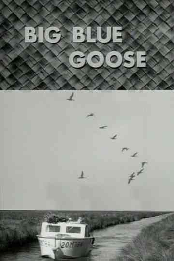 Big Blue Goose Poster