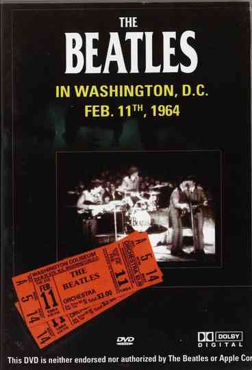 The Beatles Live in Washington DC Poster