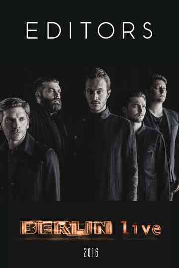 Editors - Berlin Live Poster