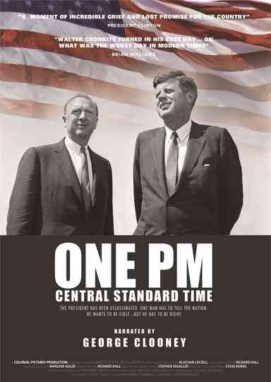 JFK One PM Central Standard Time poster