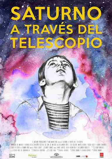 Saturno a través del telescopio Poster