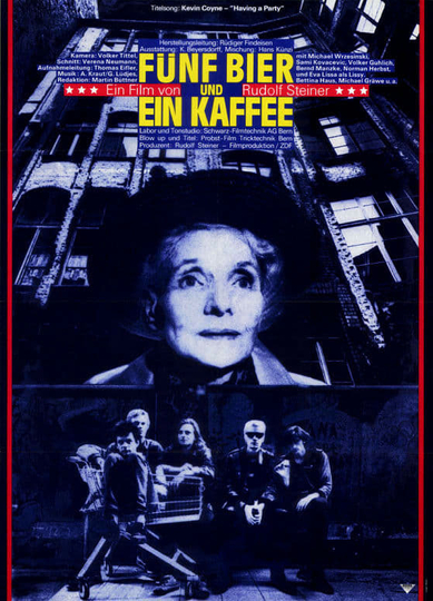 Fünf Bier und ein Kaffee Poster