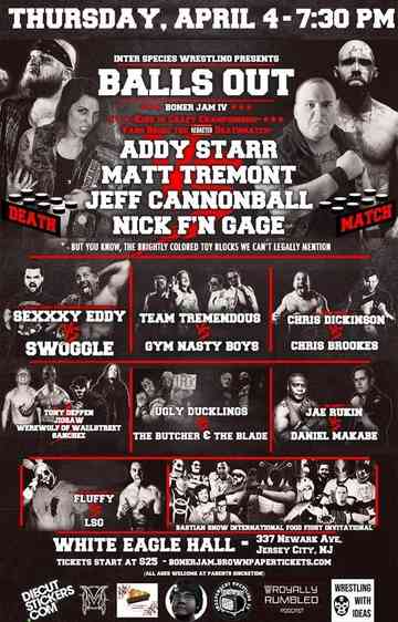 ISW Boner Jam IV: Balls Out Poster