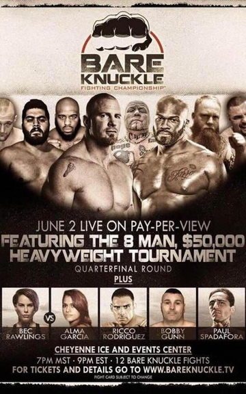 Bare Knuckle Fighting Championship 1 Poster