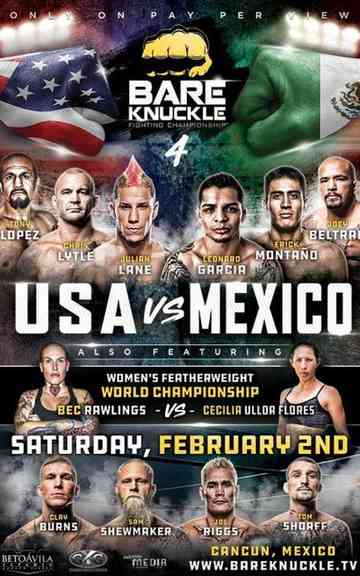 Bare Knuckle Fighting Championship 4 Poster