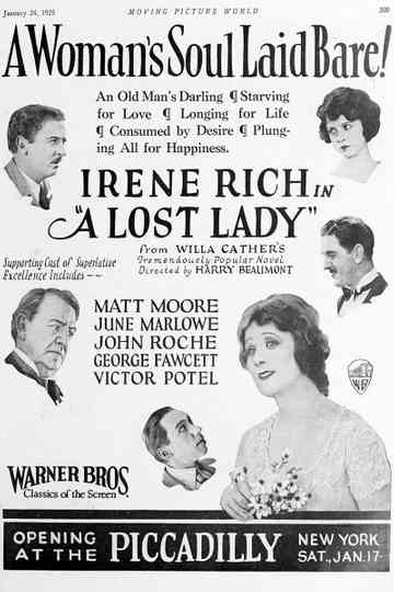 A Lost Lady Poster