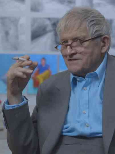 David Hockney in the Now In Six Minutes Poster