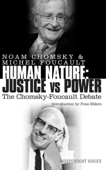 The Chomsky  Foucault Debate On Human Nature Poster