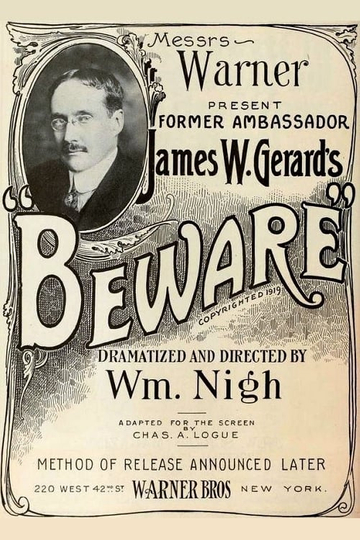 Beware! Poster