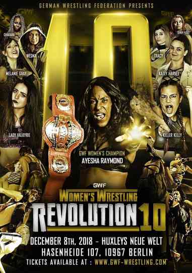 GWF Women Wrestling Revolution 10 Poster