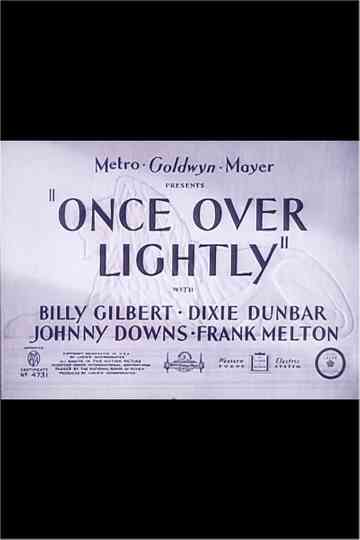 Once Over Lightly Poster