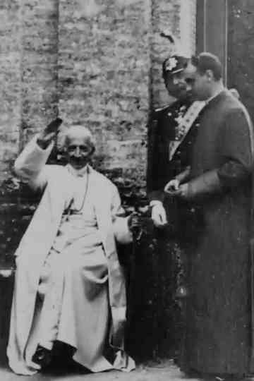 Pope Leo XIII Leaving Carriage and Being Ushered Into Garden, No. 104 Poster