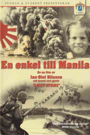 En enkel till Manila Poster