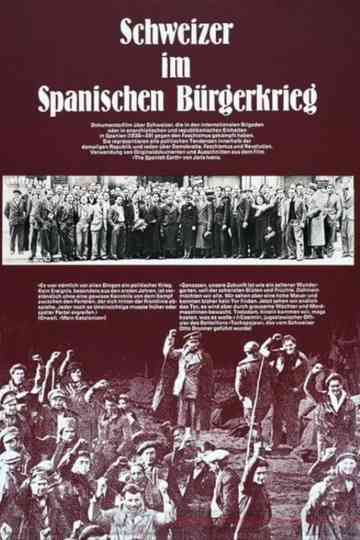 Schweizer im Spanischen Bürgerkrieg Poster