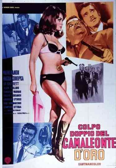 Colpo doppio del camaleonte doro Poster