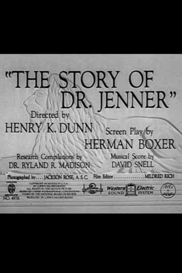 The Story of Dr Jenner Poster