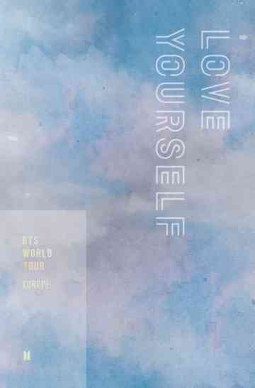 BTS World Tour Love Yourself in Europe poster