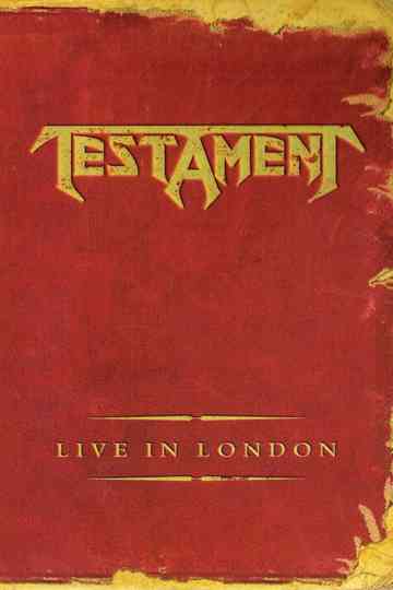Testament: Live in London Poster