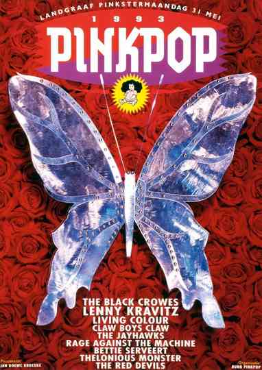 Rage Against The Machine Pinkpop Festival poster