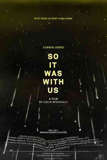 So It Was With Us Poster