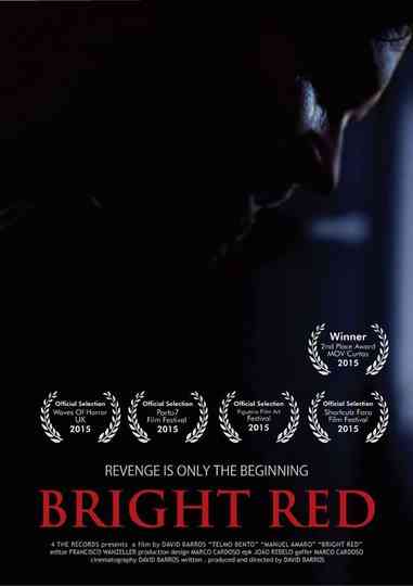 Bright Red Poster