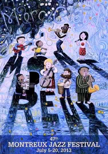 Montreux Jazz Festival 2013 - Remember Claude Nobs Poster