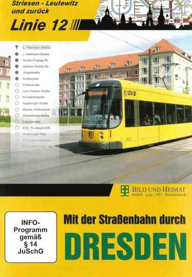 Mit der Straßenbahn durch Dresden - Linie 12 Poster