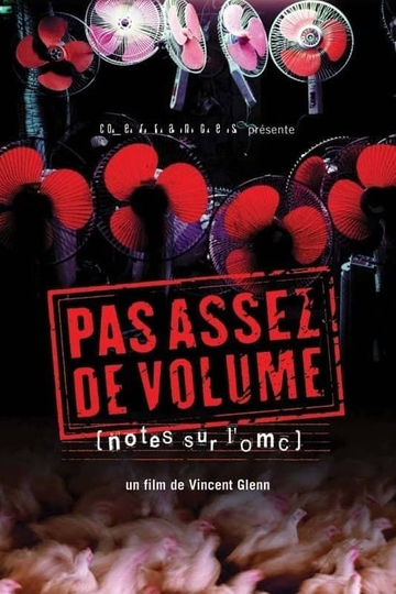 Pas assez de volume Poster