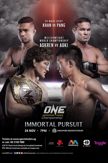 ONE Championship 62: Immortal Pursuit Poster