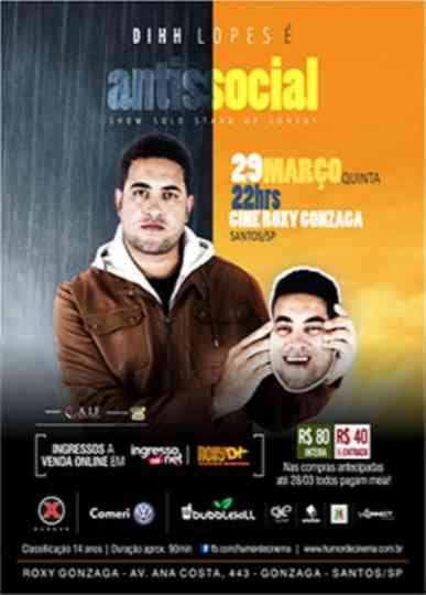 Dihh Lopes  Antissocial Poster