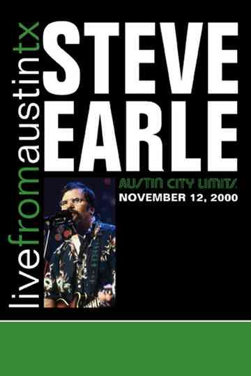 Steve Earle Live From Austin TX Poster