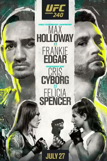 UFC 240 Holloway vs Edgar