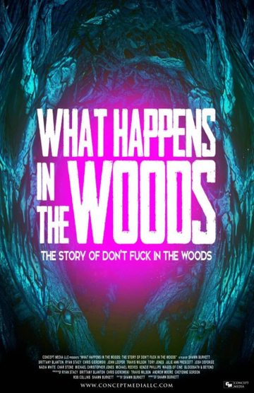 What Happens In The Woods Poster