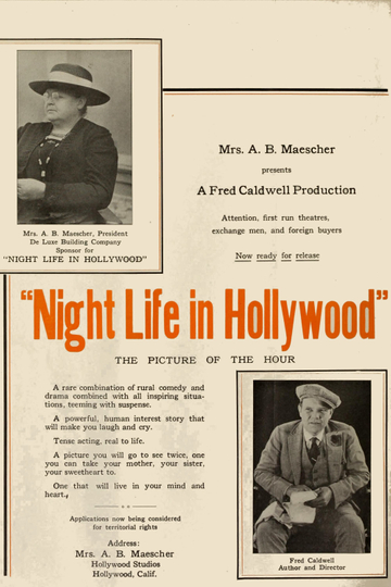 Night Life in Hollywood Poster