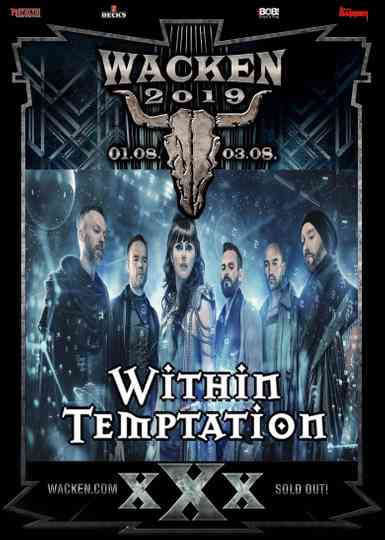 Within Temptation  Wacken 2019 Poster