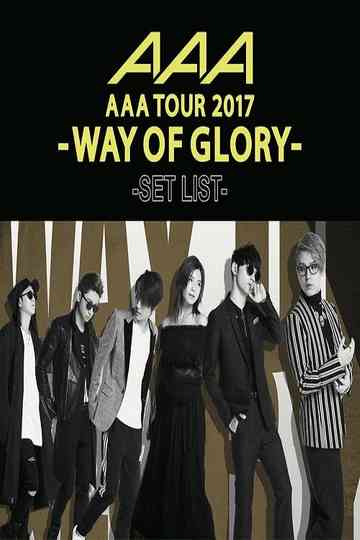 AAA DOME TOUR 2017 WAY OF GLORY Poster