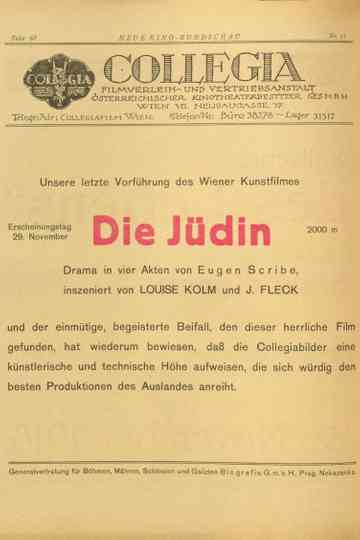 Die Jüdin Poster