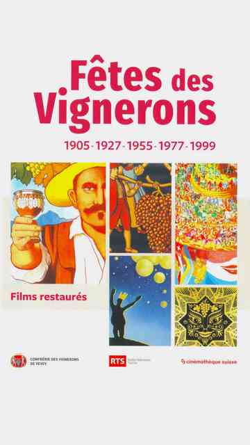 Fêtes des Vignerons 1905-1927-1955-1977-1999 Poster