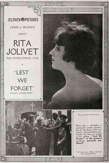 Lest We Forget Poster