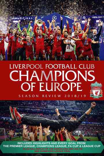 Liverpool Football Club Champions of Europe Season Review 2018/19 Poster