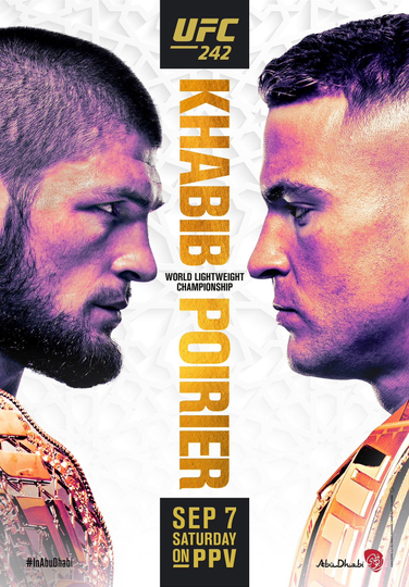 UFC 242: Khabib vs. Poirier Poster